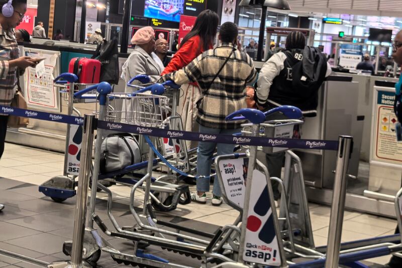 Passengers were left stranded as some flights were cancelled at OR Tambo International Airport during a strike by FlySafair pilots.