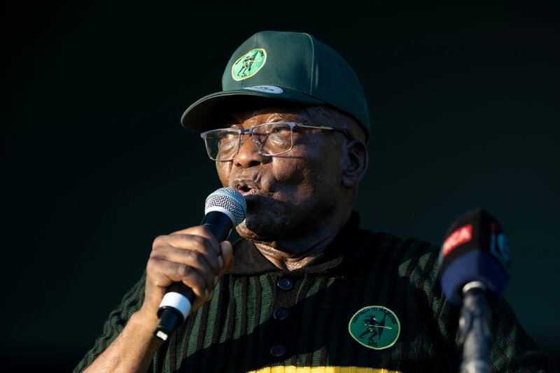 Umkhonto weSizwe Party president Jacob Zuma