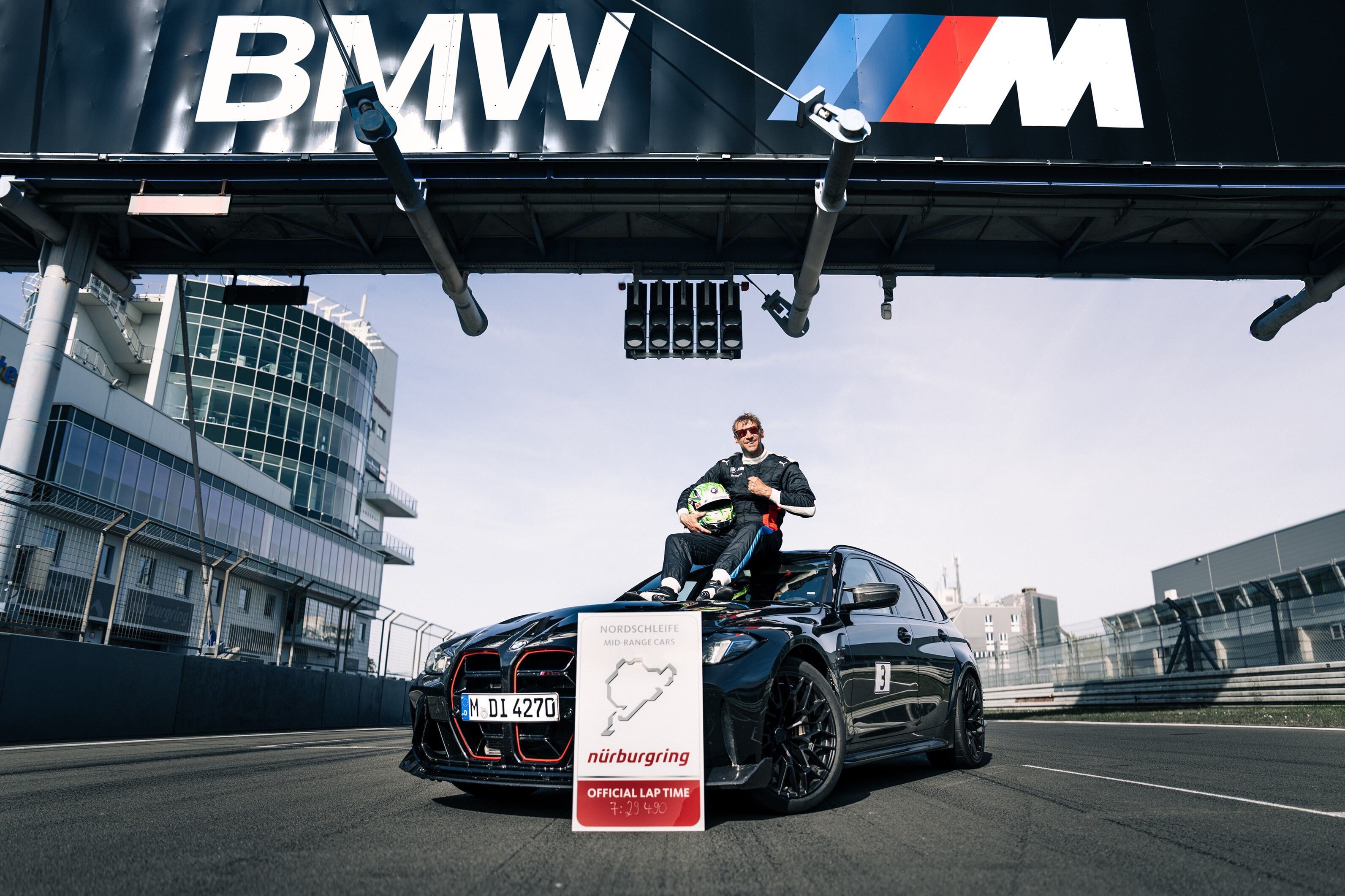 The BMW M3 CS Touring is spacious and very swift.